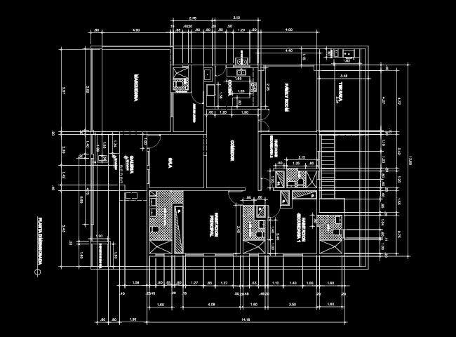 planta-dimensionada-arquitecto-de-casas-con-Fondo